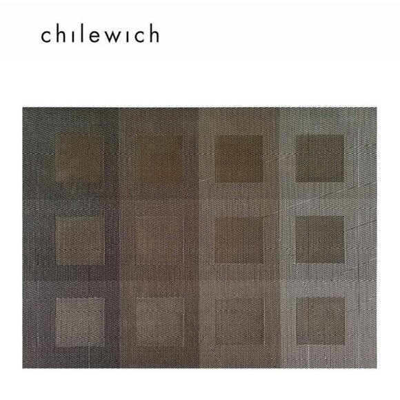 Chilewich Engineered Squares Steel rectangle, set of 5 - Picture 2 of 2